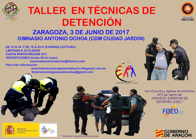 TALLER DE TECNIFICACIÓN EN TÉCNICAS DE DETENCIÓN